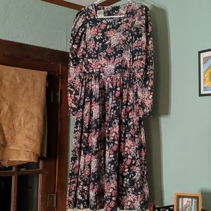 Laura Ashley flowered long dress